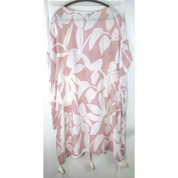 Poolside Paradise Womens Print Adjustable Waist Swim Coverup‎ Size XL/2XL - Picture 2 of 7